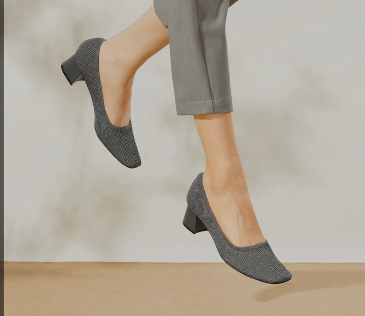 Vivaia Knit Low Heel Pumps image indicator(6)