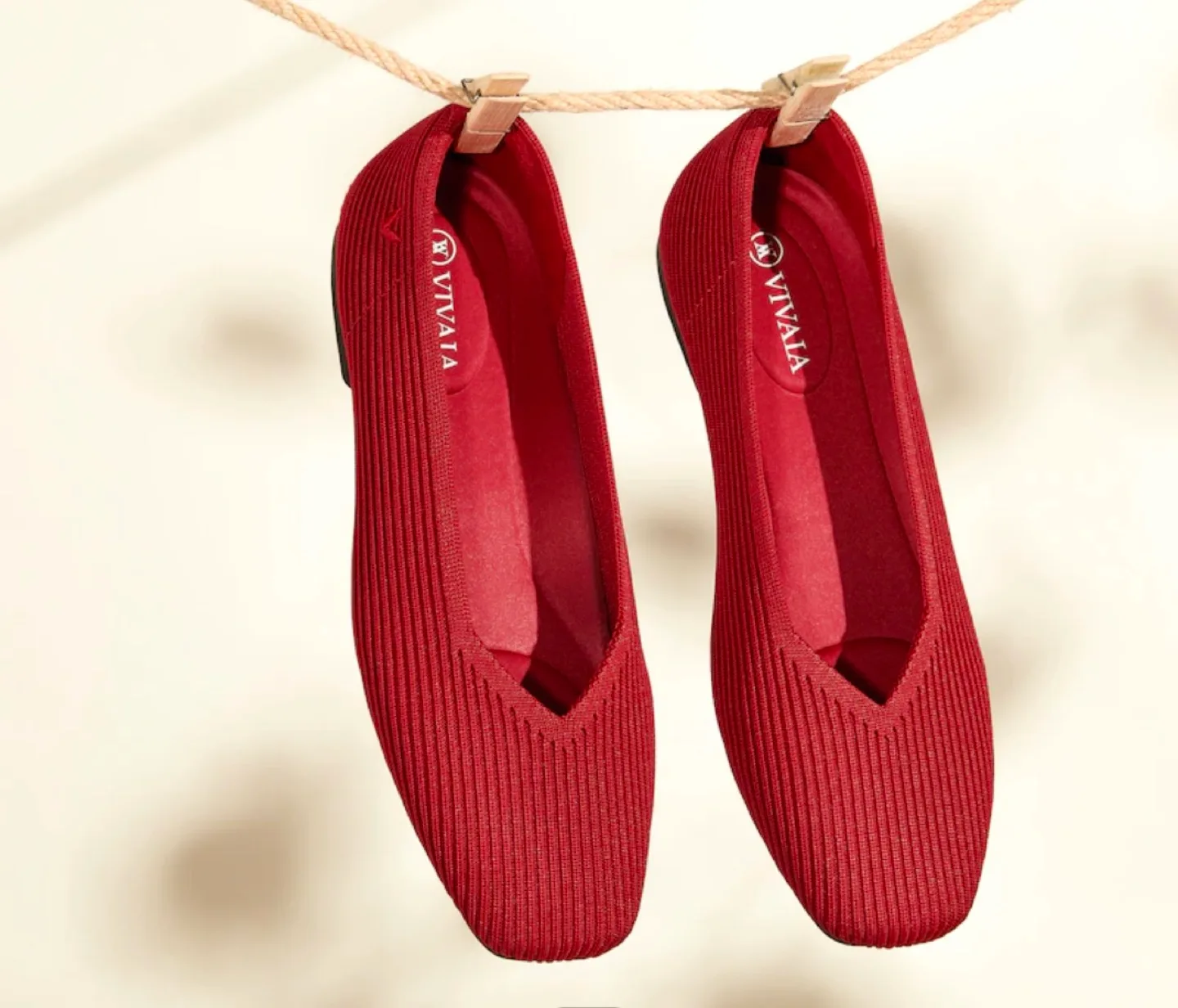 Vivaia Knitted Ballet Flats image indicator(2)