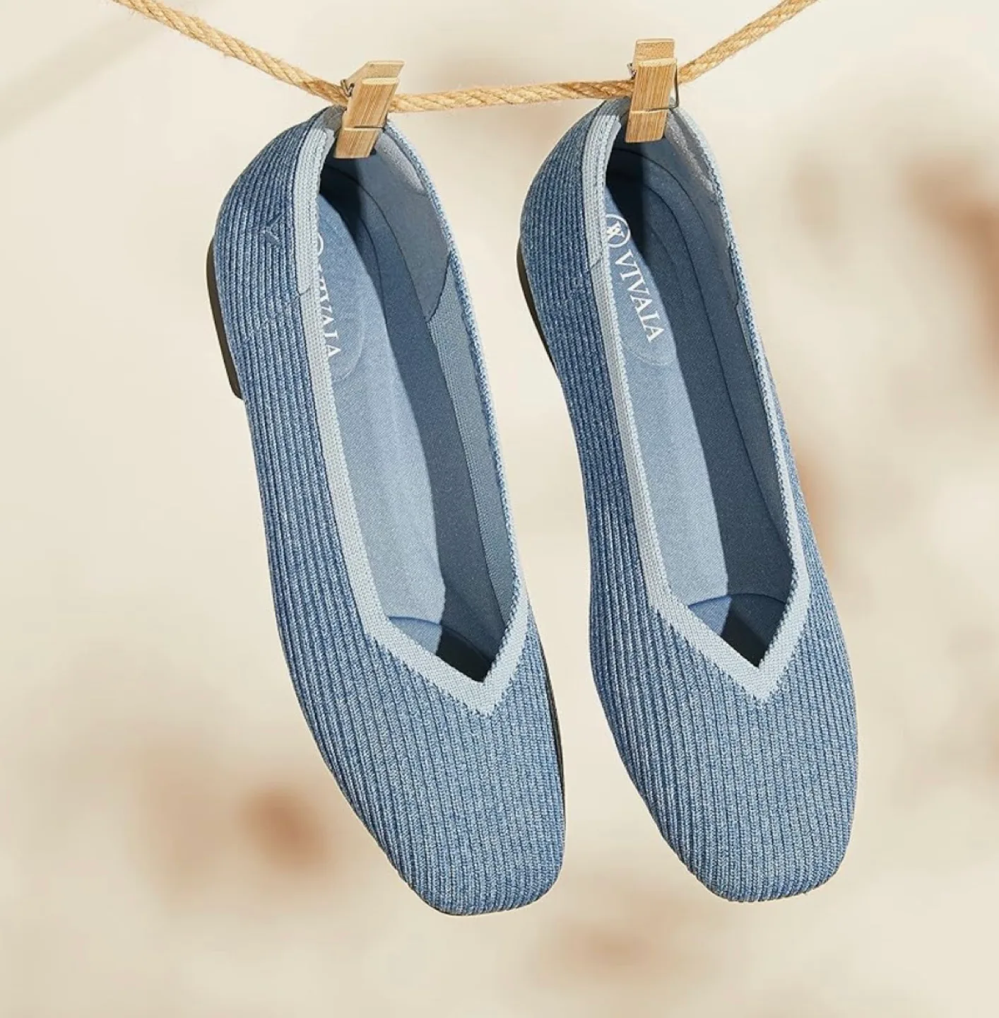 Vivala Knitted Ballerina Flats image indicator(2)