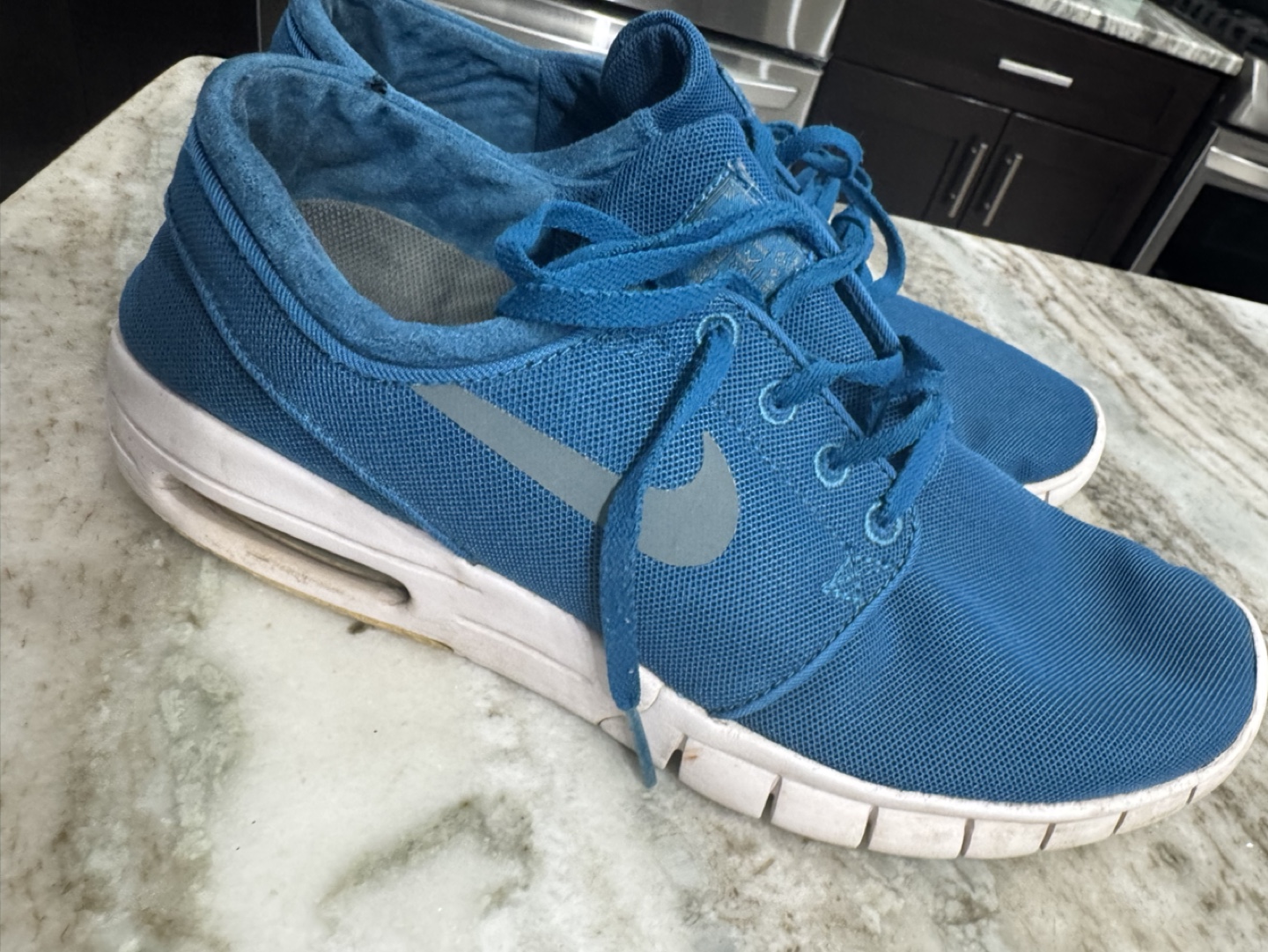 Nike Stefan Janoski Mens Size 9.5 Blue Skateboarding Shoes - photo 5