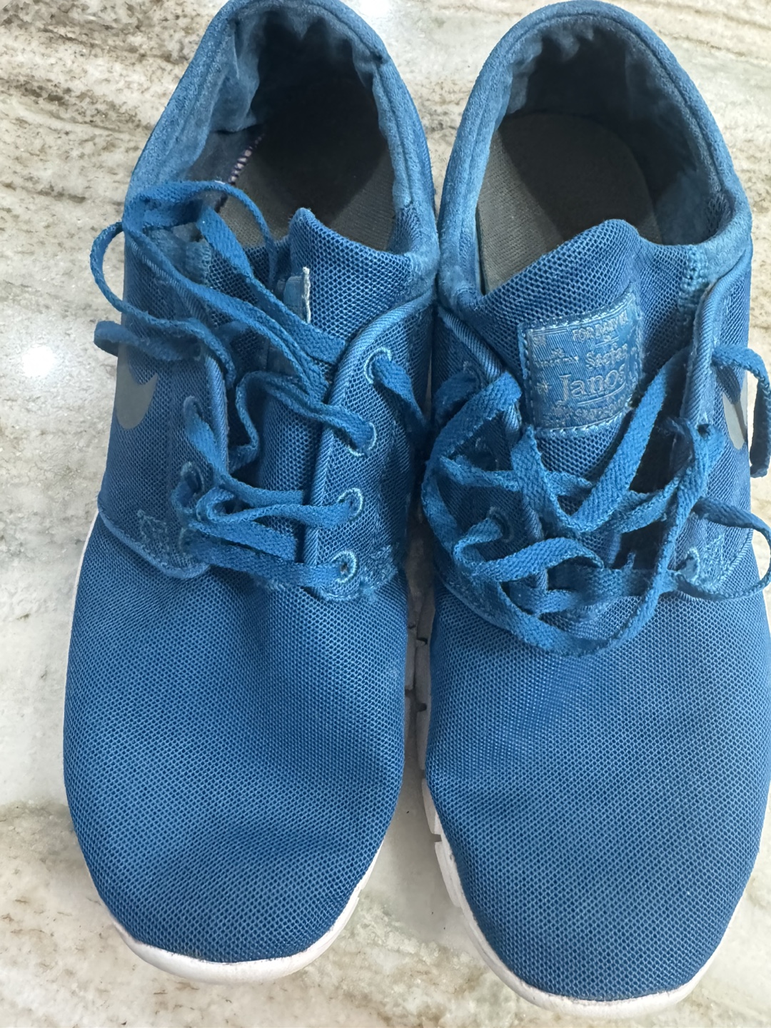 Nike Stefan Janoski Mens Size 9.5 Blue Skateboarding Shoes - photo 3