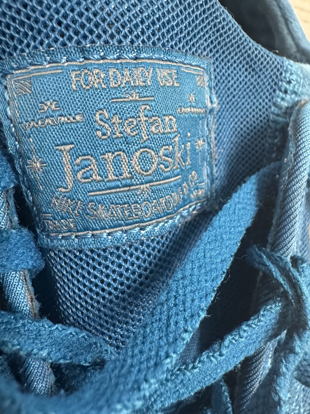 Nike Stefan Janoski Mens Size 9.5 Blue Skateboarding Shoes - photo 4
