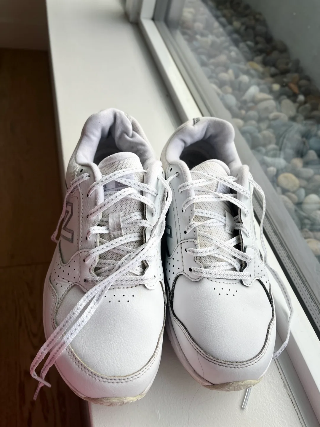 New Balance White Running Shoes image indicator(3)