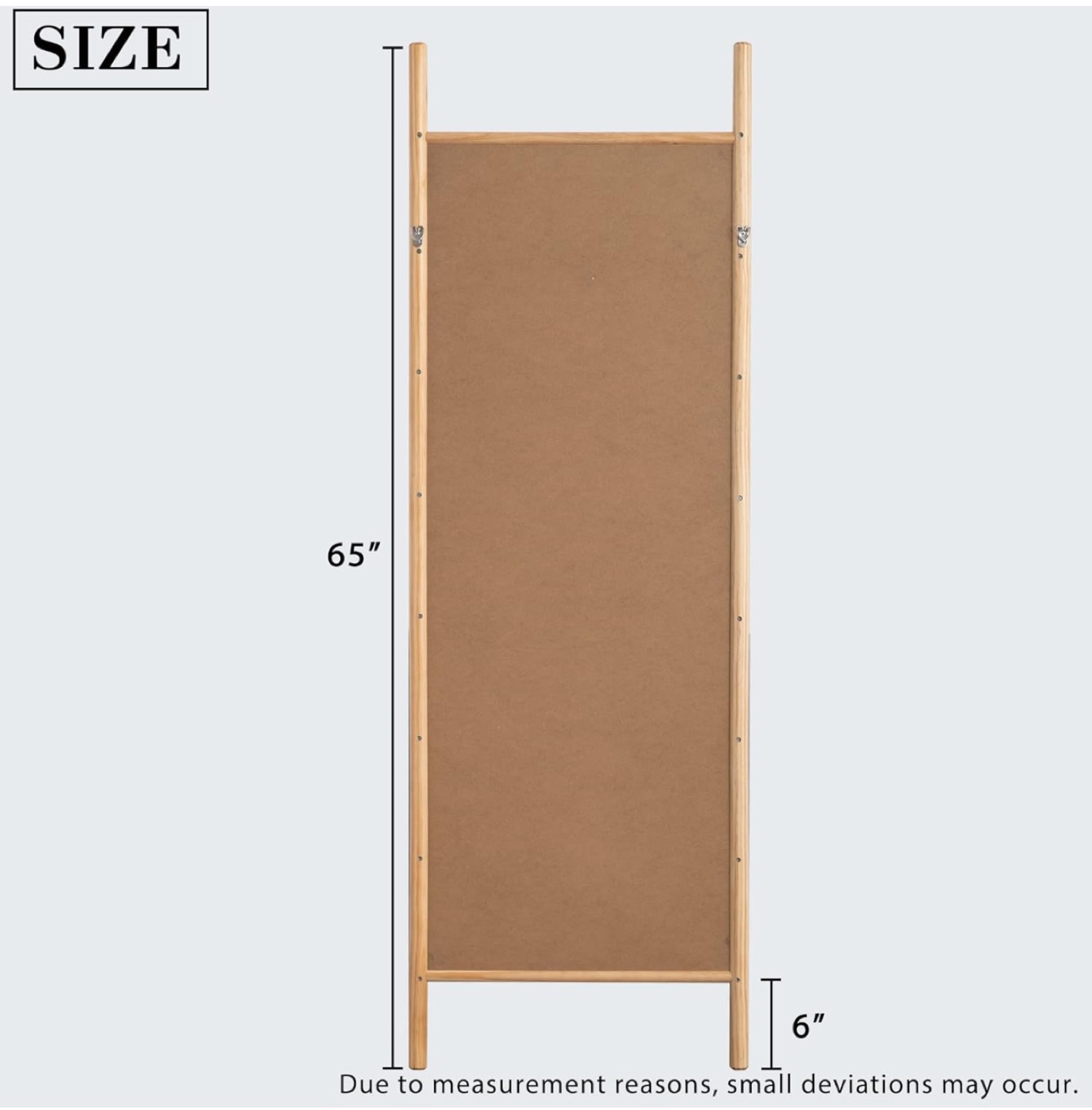 Full Length Wooden Frame Mirror - photo 5