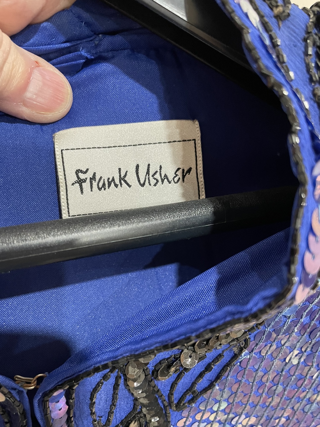 Vintage Frank Usher Sequin Jacket - photo 3
