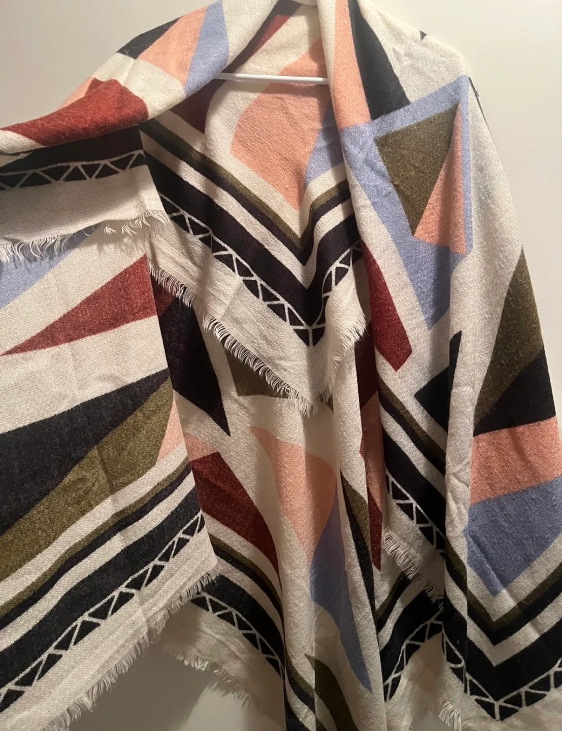 Abstract shawl poncho / scarf image indicator(3)