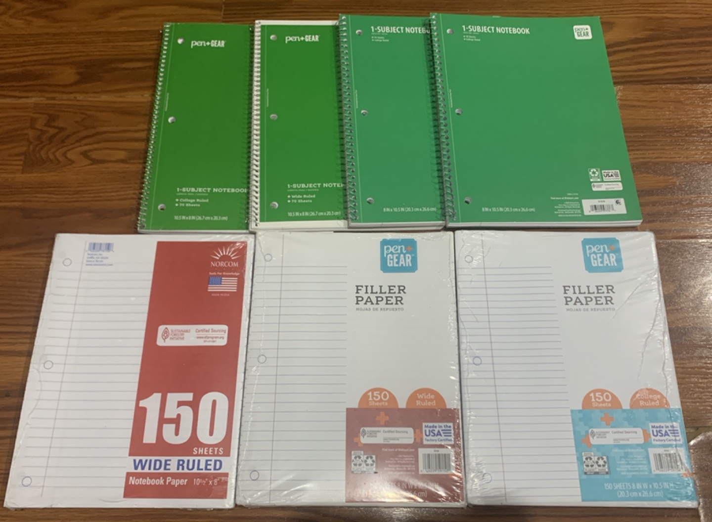 1-Subject Notebook & Filler Paper Bundle#thriftypicks