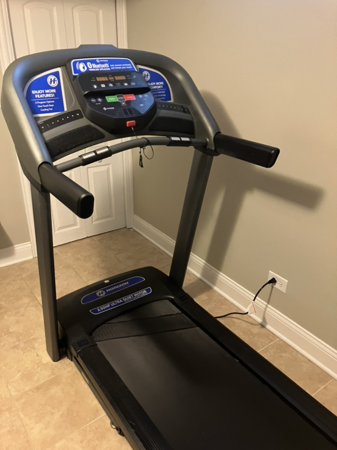 Horizon Treadmill - Folding