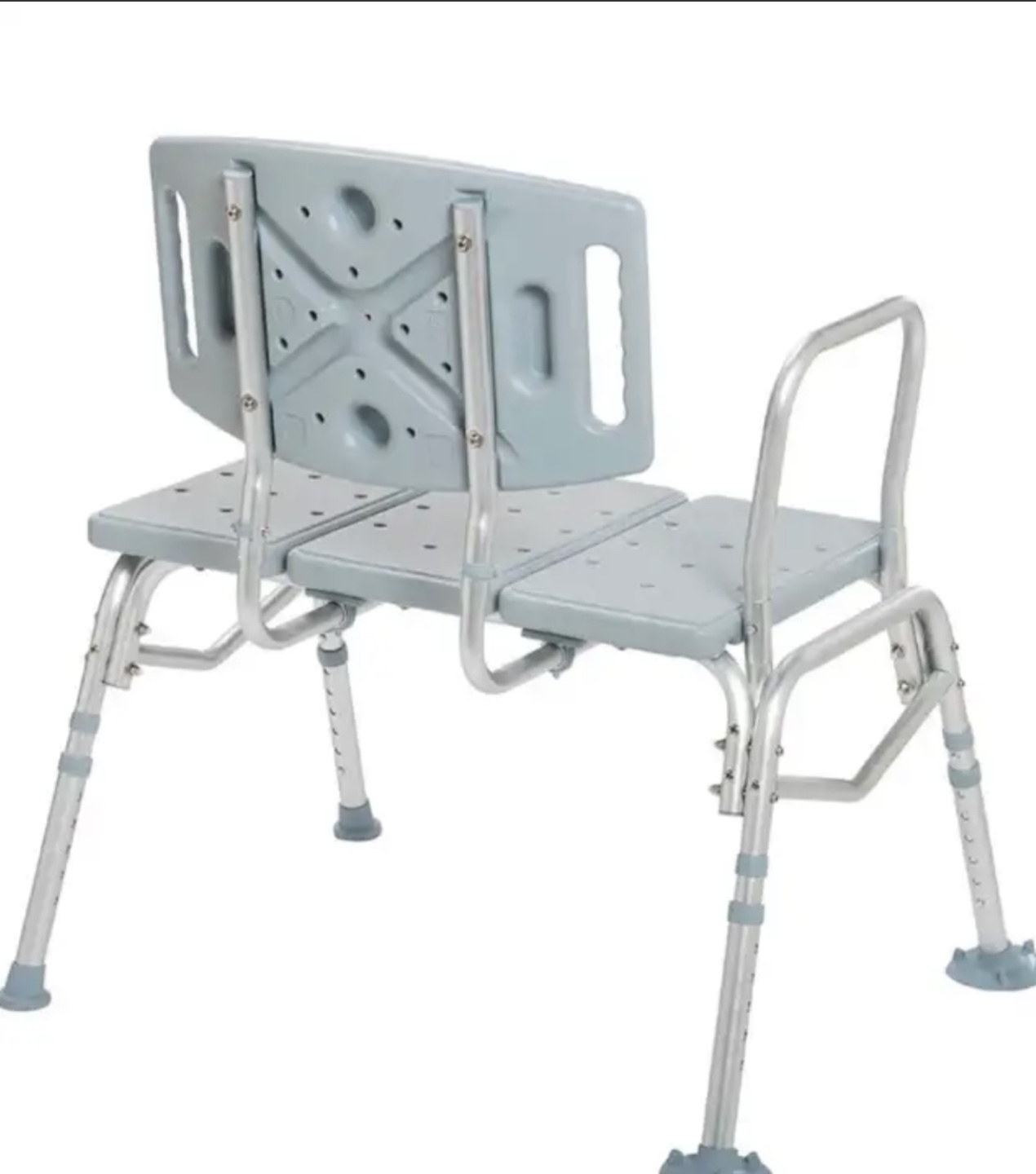 Shower Bench with Back and Armrest - photo 2