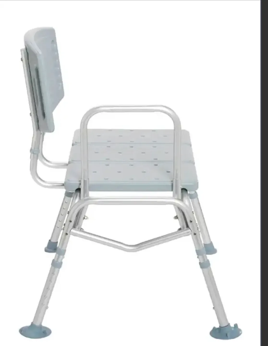 Shower Bench with Back and Armrest image indicator(3)