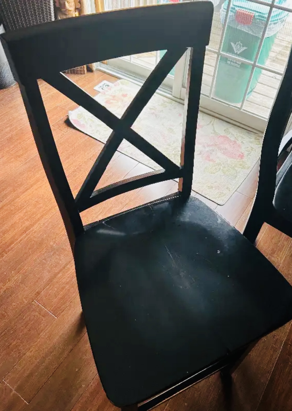 Black Kitchen Counter Stools (2)