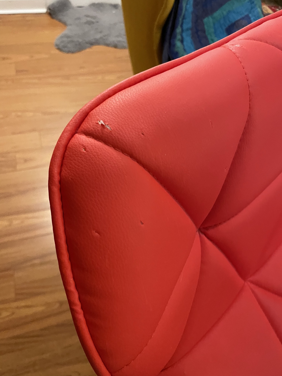 2 Red Bar Stool - photo 2