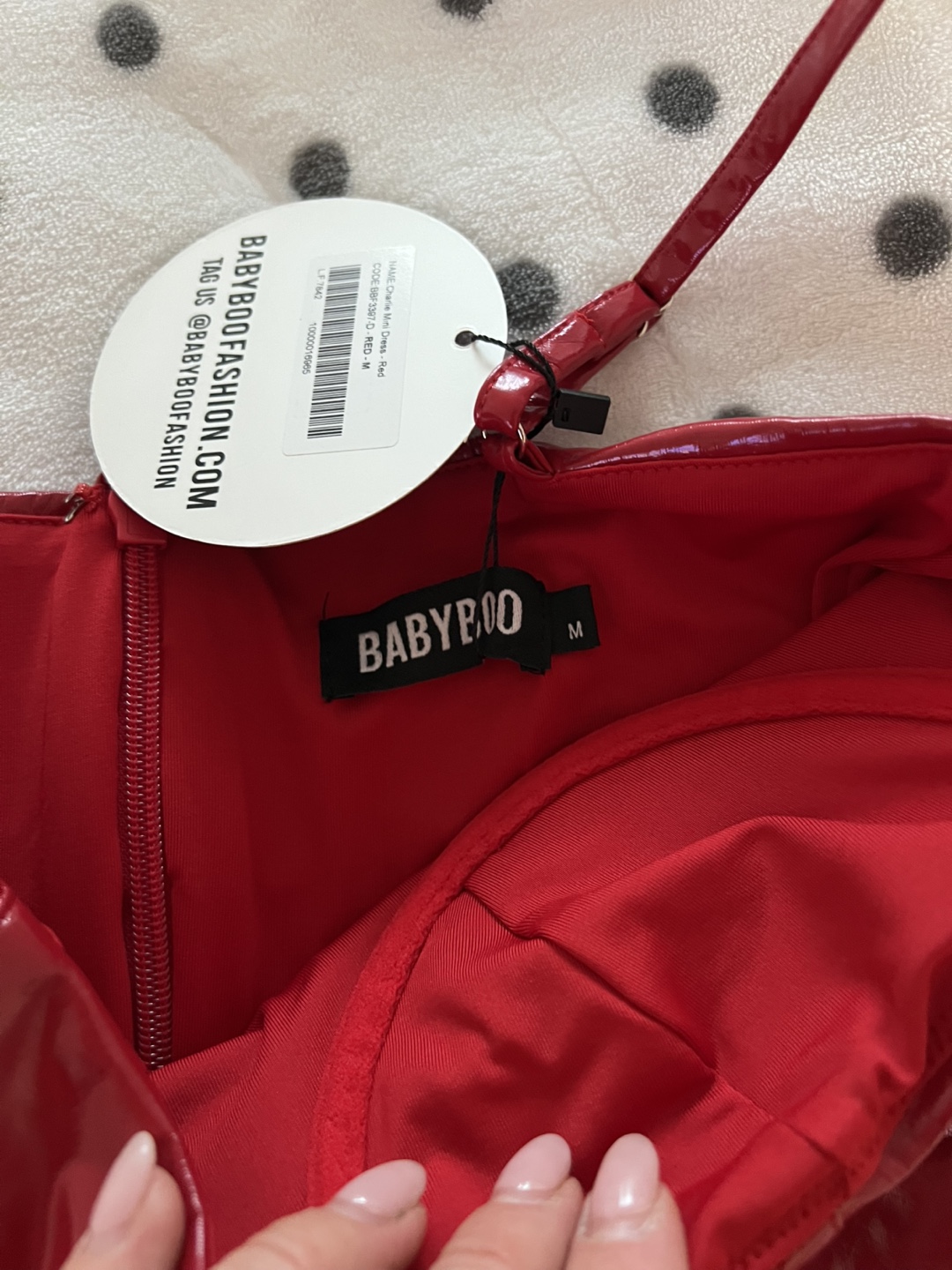 Babyboo Red Mini Dress - photo 3