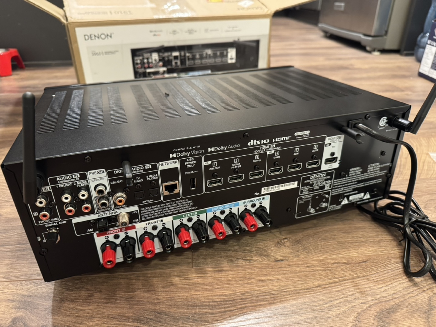 Denon AVR-S760H 7.2 Channel 4K Ultra HD A/V Receiver - photo 2