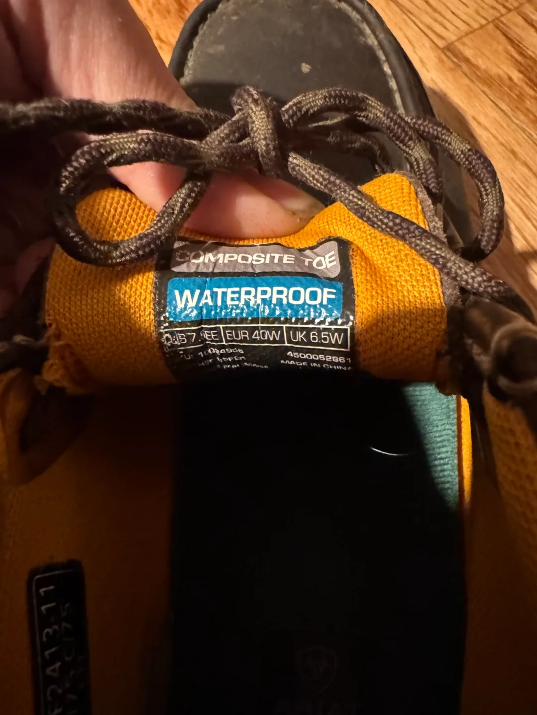 Ariat Work Boots Size 6.5W #ThriftyPicks image indicator(2)