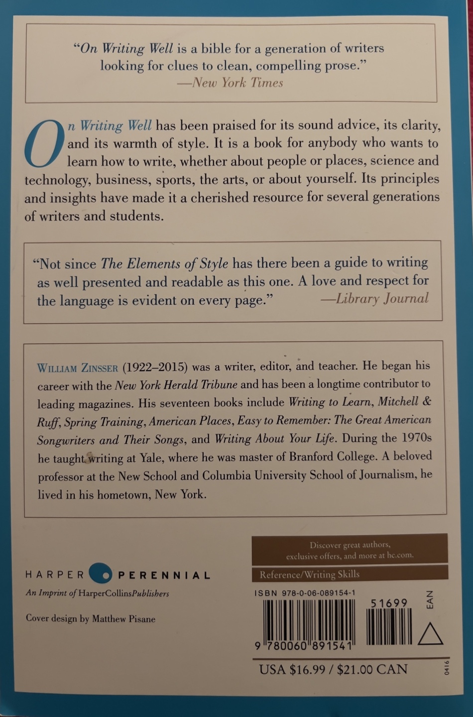 On Writing Well by William Zinsser - photo 2