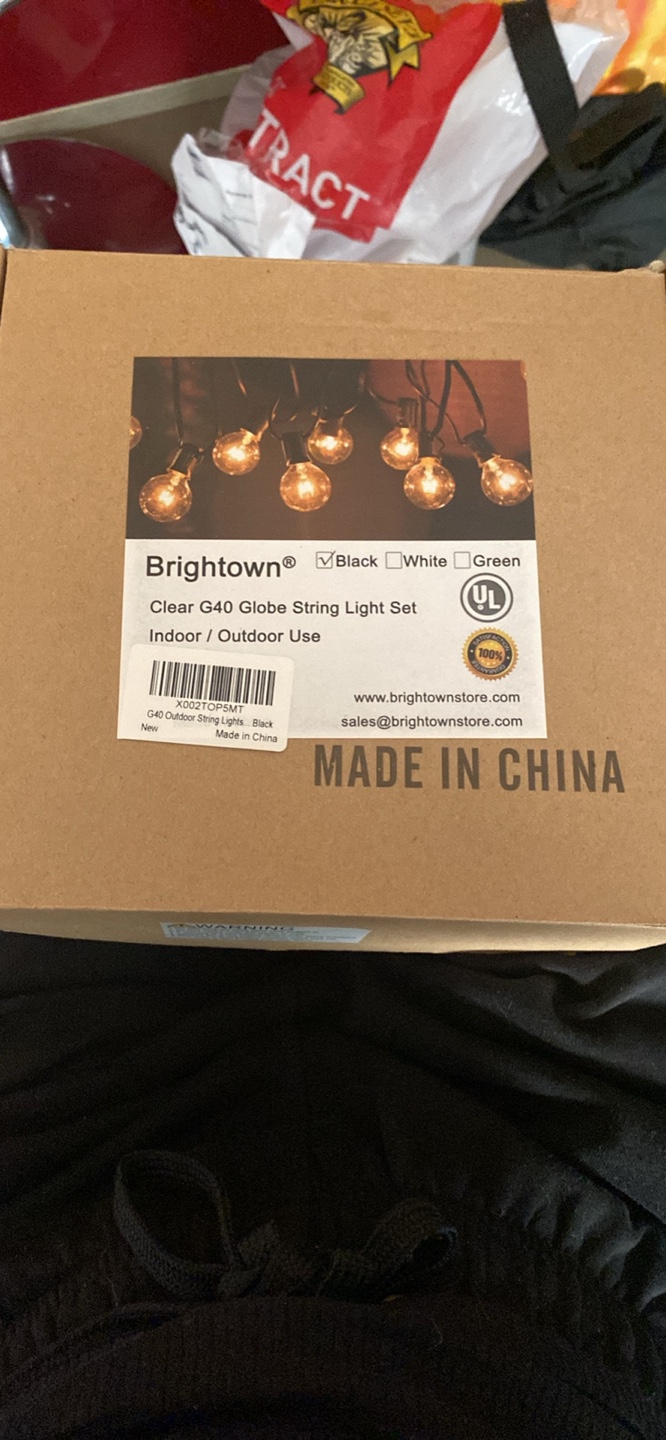 Brightown G40 Globe String Lights - Indoor/Outdoor