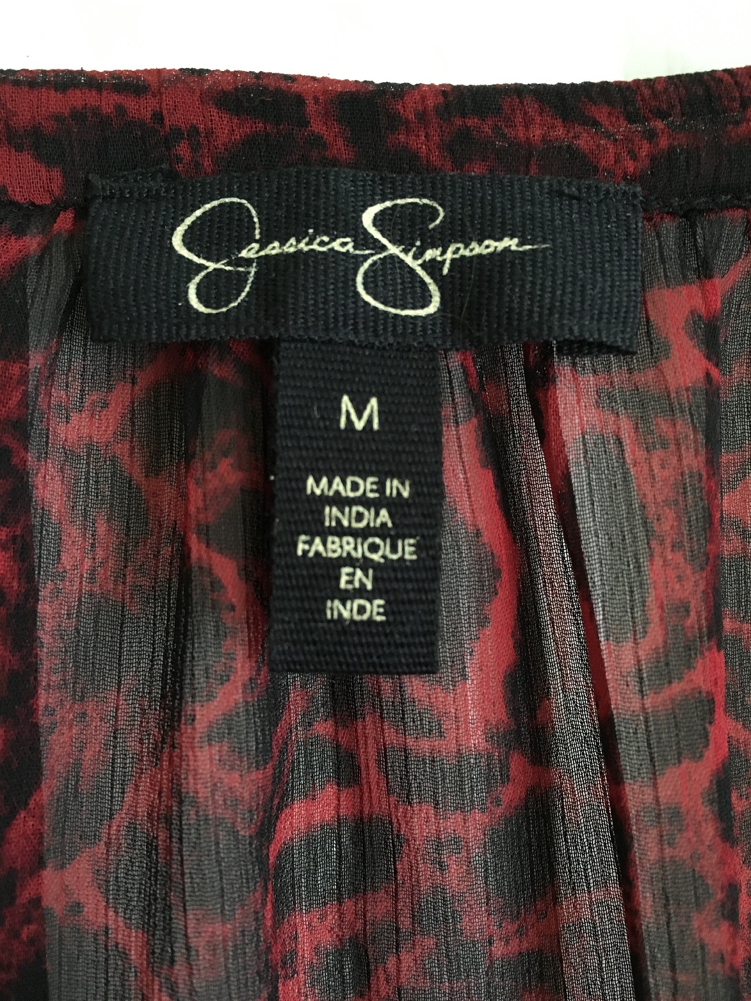 Jessica Simpson Red Blouse - photo 3
