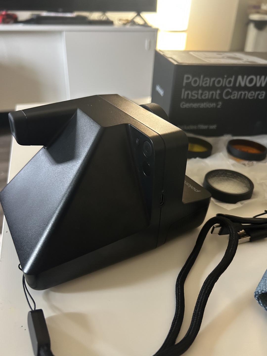 Polaroid Now+ Instant Camera (Generation 2) with filter set - photo 3