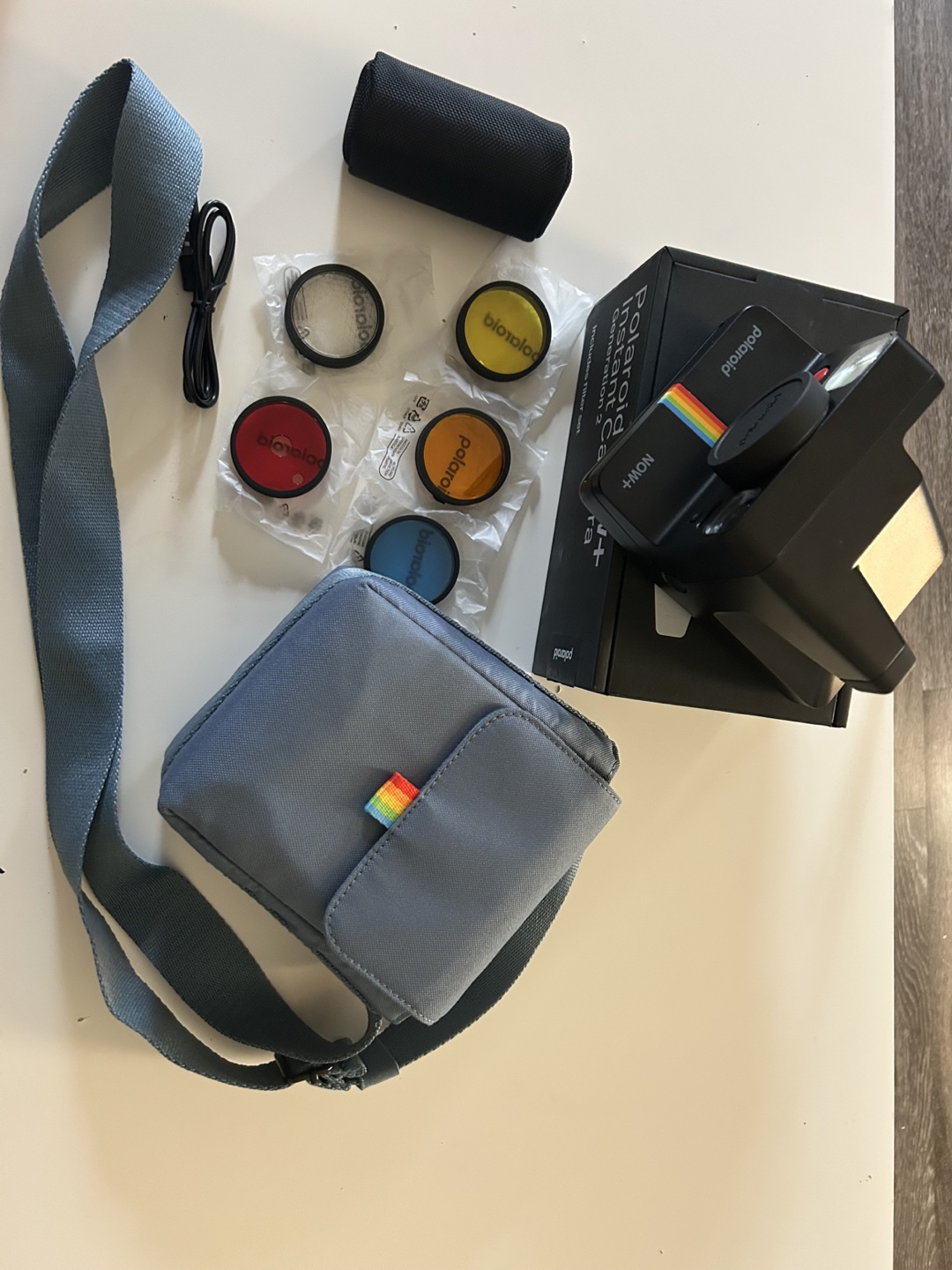 Polaroid Now+ Instant Camera (Generation 2) with filter set