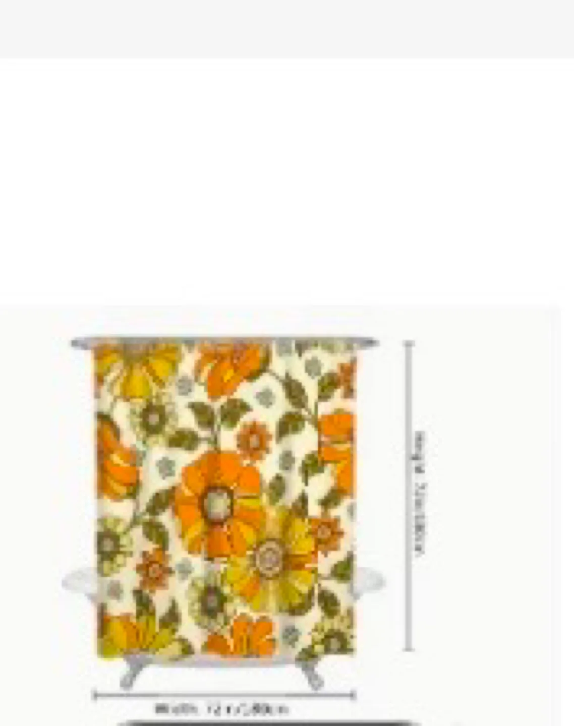 Vintage Floral Shower Curtain image indicator(3)