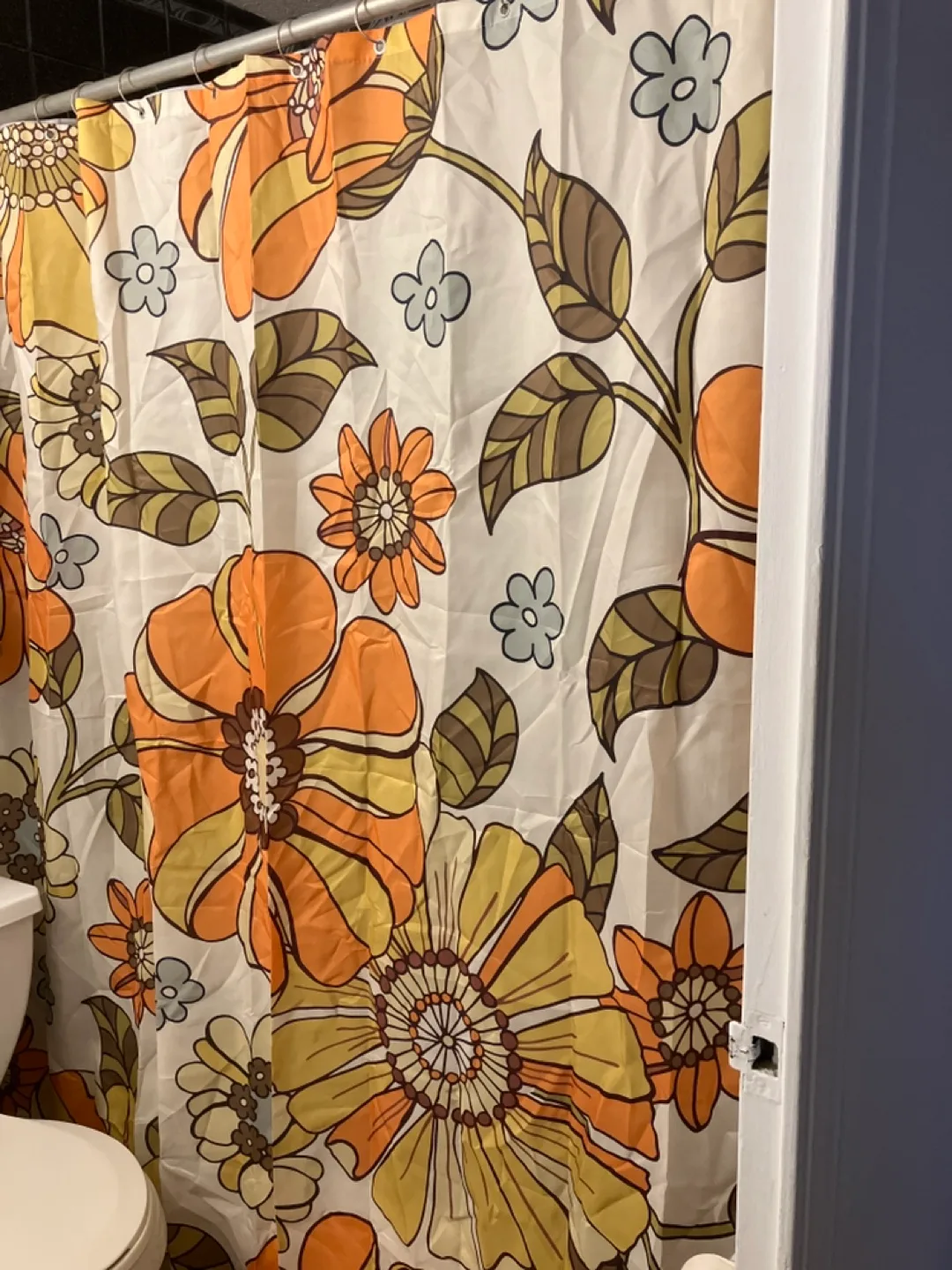 Vintage Floral Shower Curtain image indicator(2)