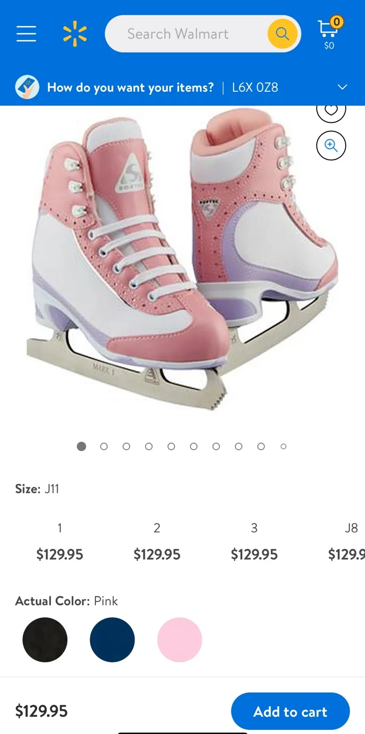 Girls' Size 9J Figure Skates image indicator(3)