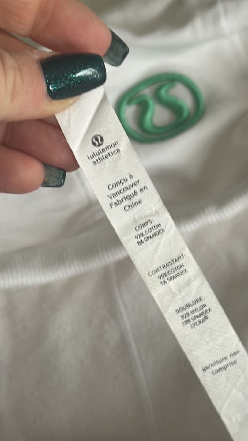 Lululemon White Sleeveless Hoodie Size 6 - photo 3