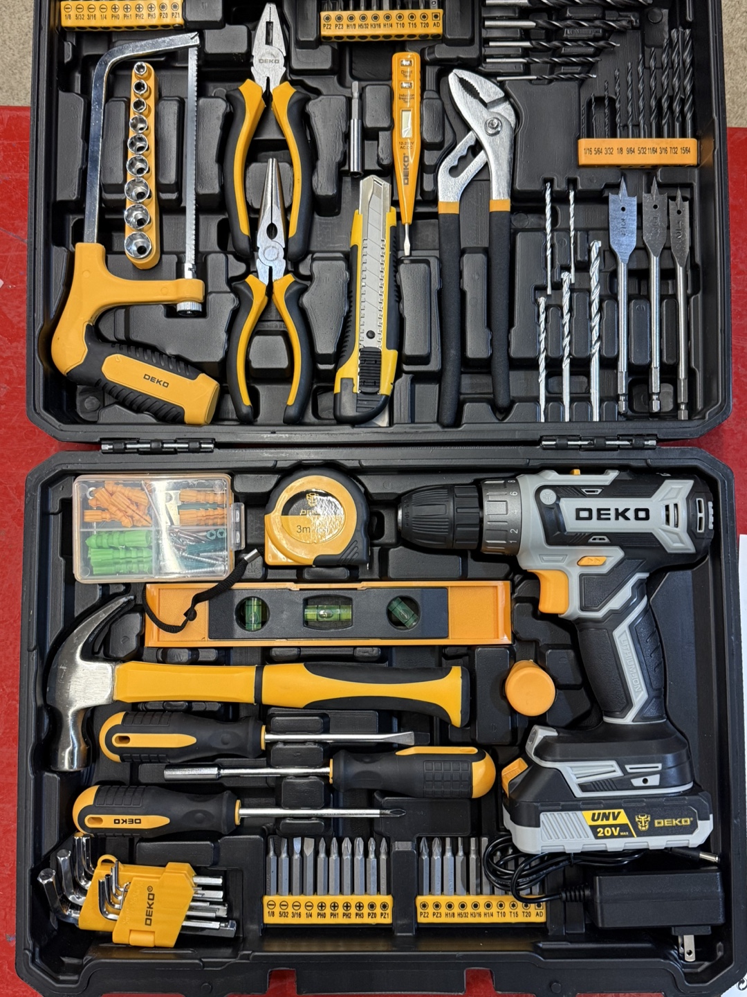 DEKO 20V Cordless Drill Driver with Tool Kit - photo 5