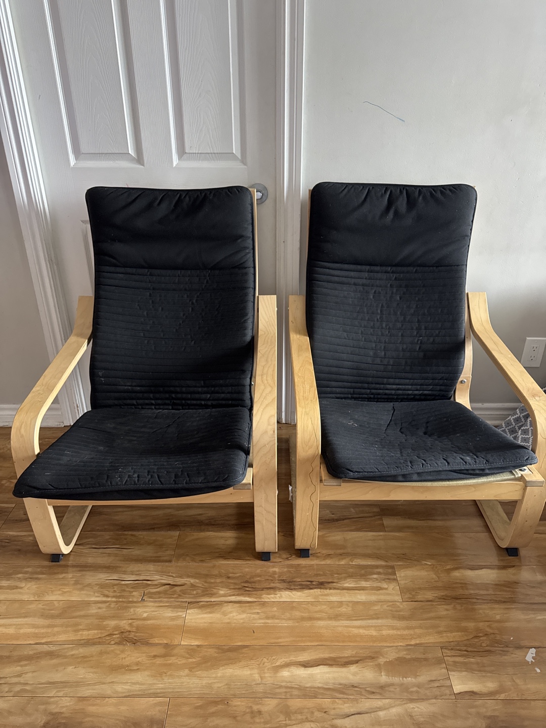 IKEA Poang Chairs - Set of 2