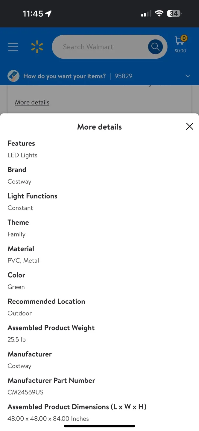 New In Box Artificial Christmas Tree 7ft Tall 700 Warm Lights image indicator(2)