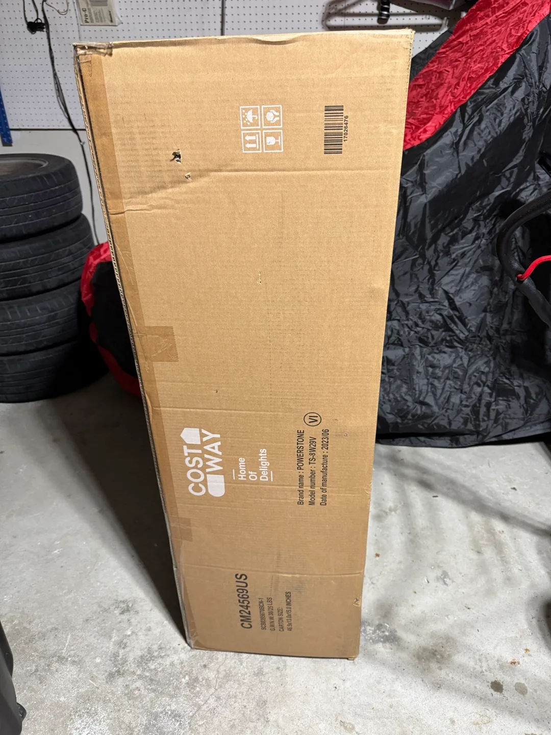 New In Box Artificial Christmas Tree 7ft Tall 700 Warm Lights image indicator(4)