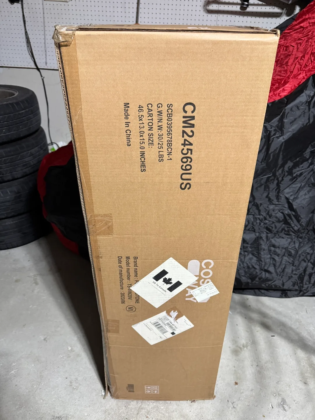 New In Box Artificial Christmas Tree 7ft Tall 700 Warm Lights image indicator(6)