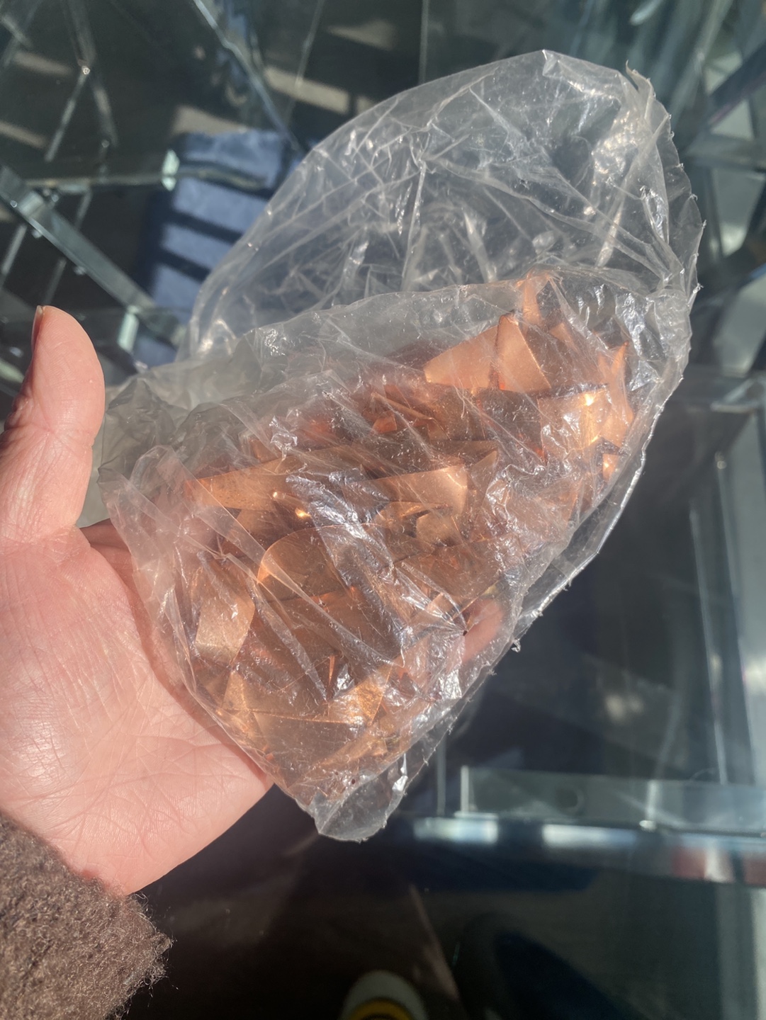 Copper Triangles - Scrap Metal