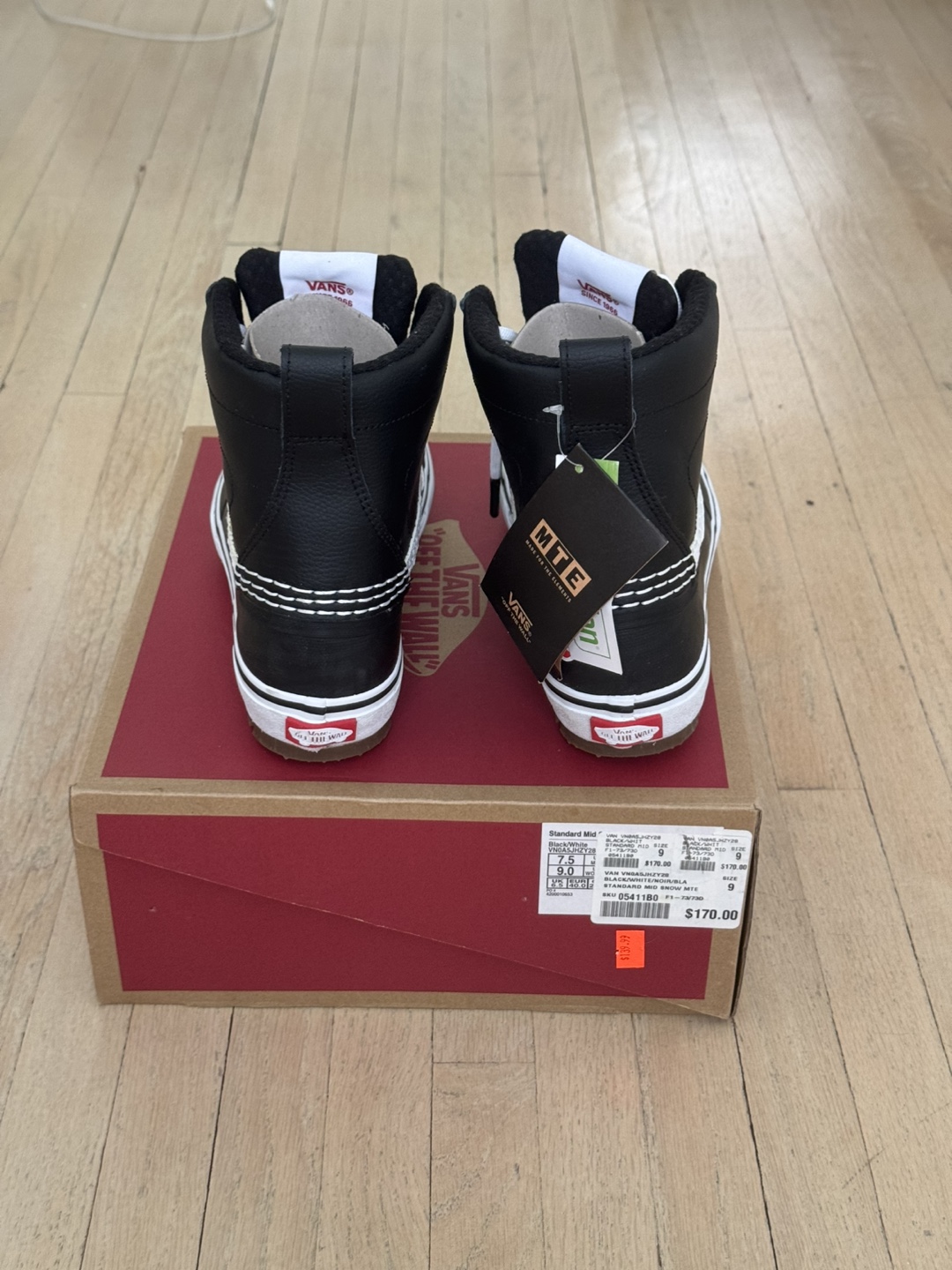 Vans Standard Issue MTE Black Winter Boots - photo 5