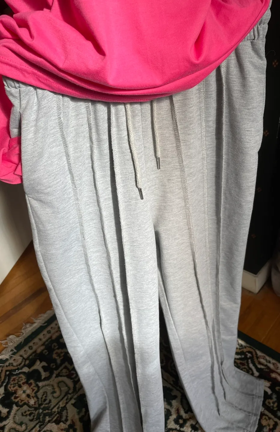 #ThriftyPicks Grey sweatpants with detail image indicator(2)
