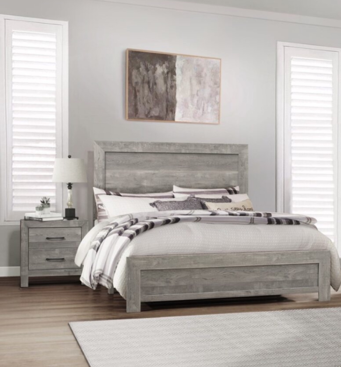 Queen Size Bed Frame(mattress is sold separately )