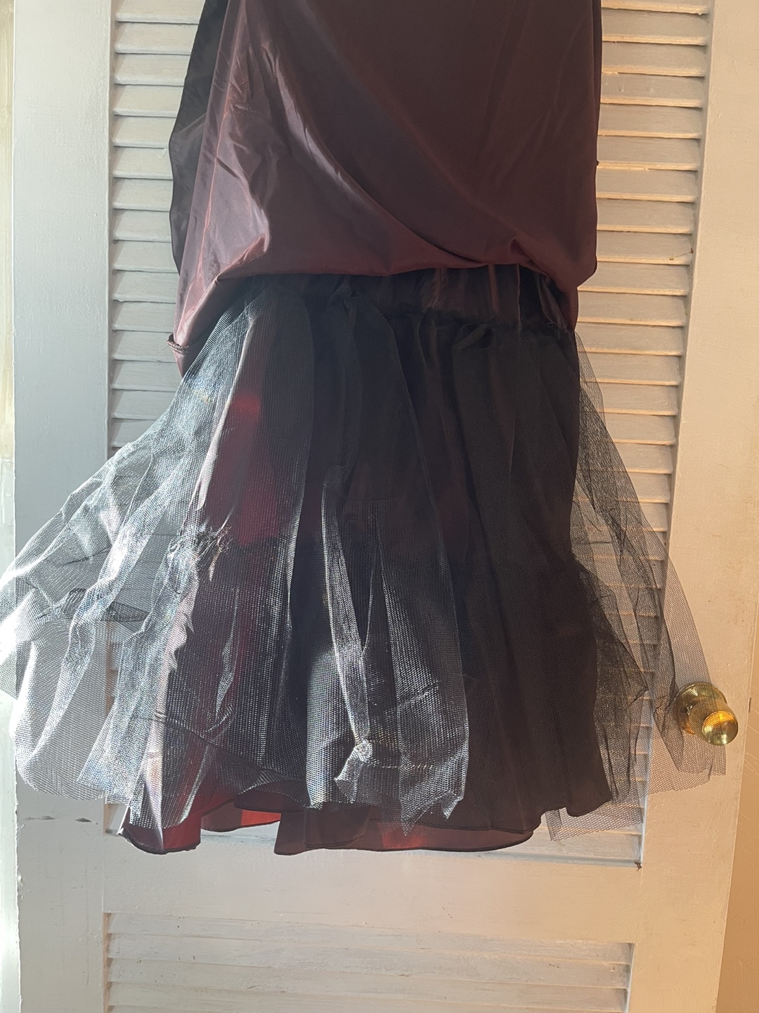 #ThriftyPicks Burgundy Velvet Dress with Rhinestone Detail - photo 4