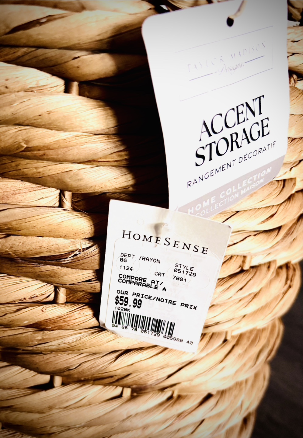 HomeSense Storage Basket - photo 4