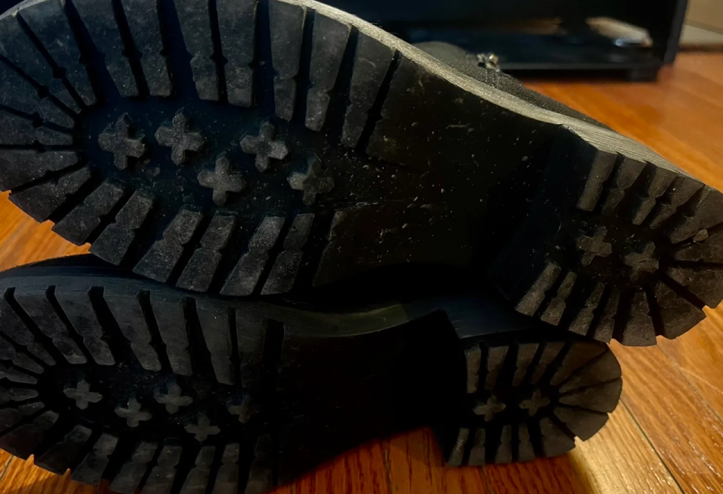 Black Suede Ankle Boots with Zipper image indicator(5)