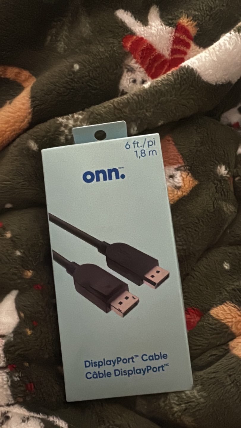 ONN. DisplayPort Cable 6 ft