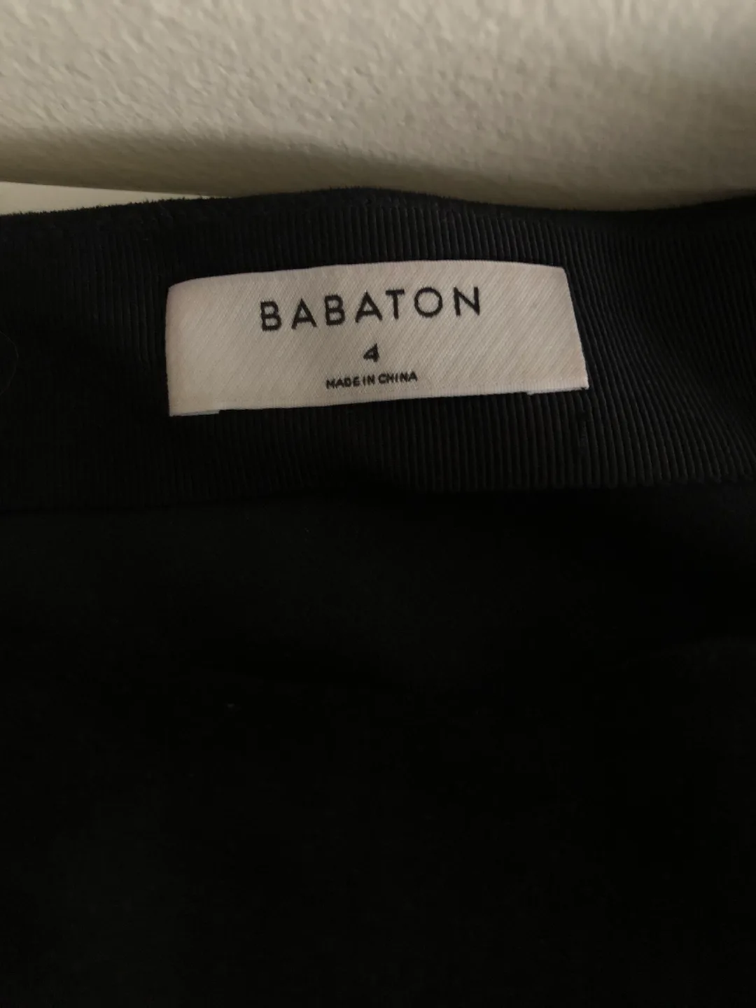 Babaton Black Suede Mini Skirt Size 4 (Modern Mini Skirt) image indicator(4)