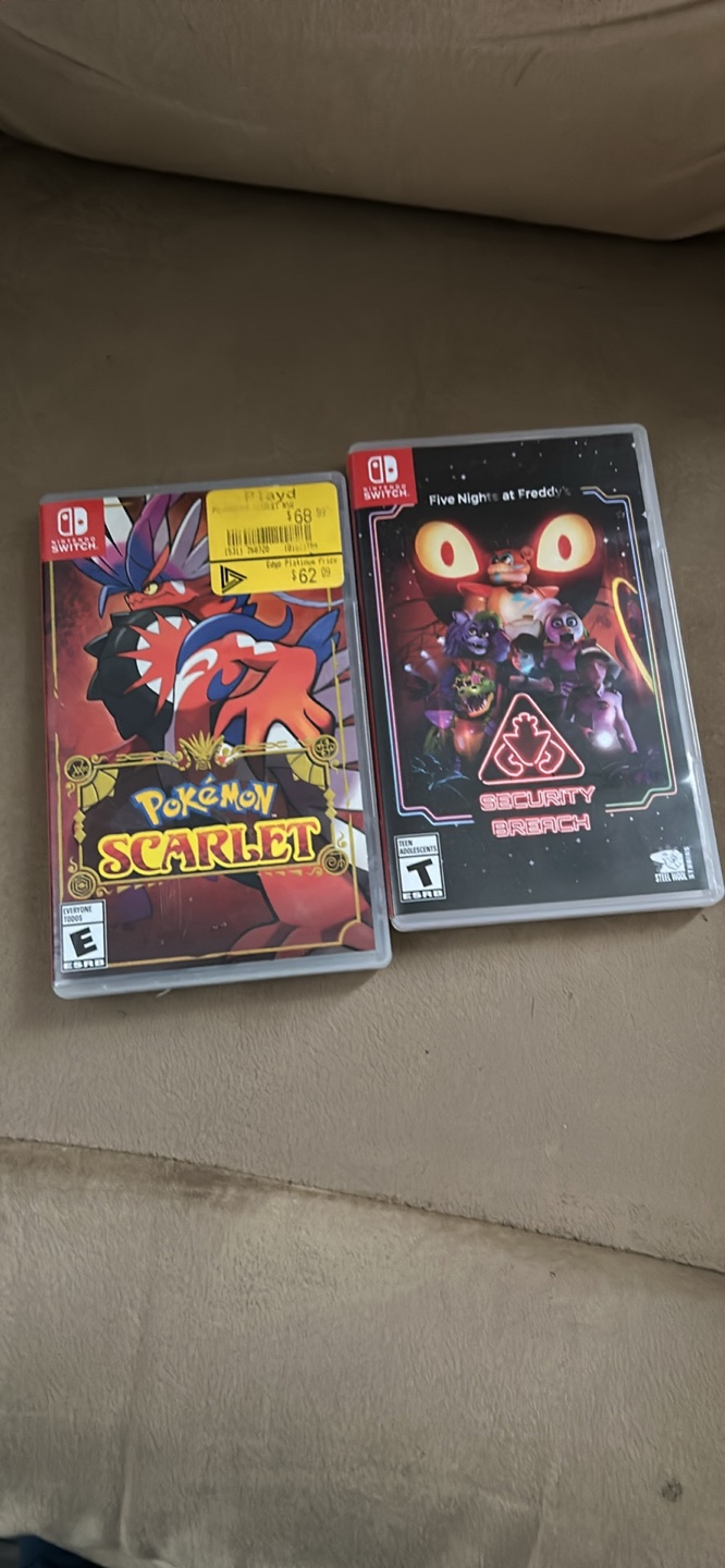 Pokemon Scarlet & FNAF Security Breach