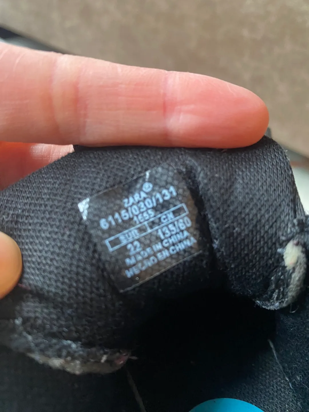 Zara baby Brown and Black Hiking Boots #thriftypicks image indicator(5)