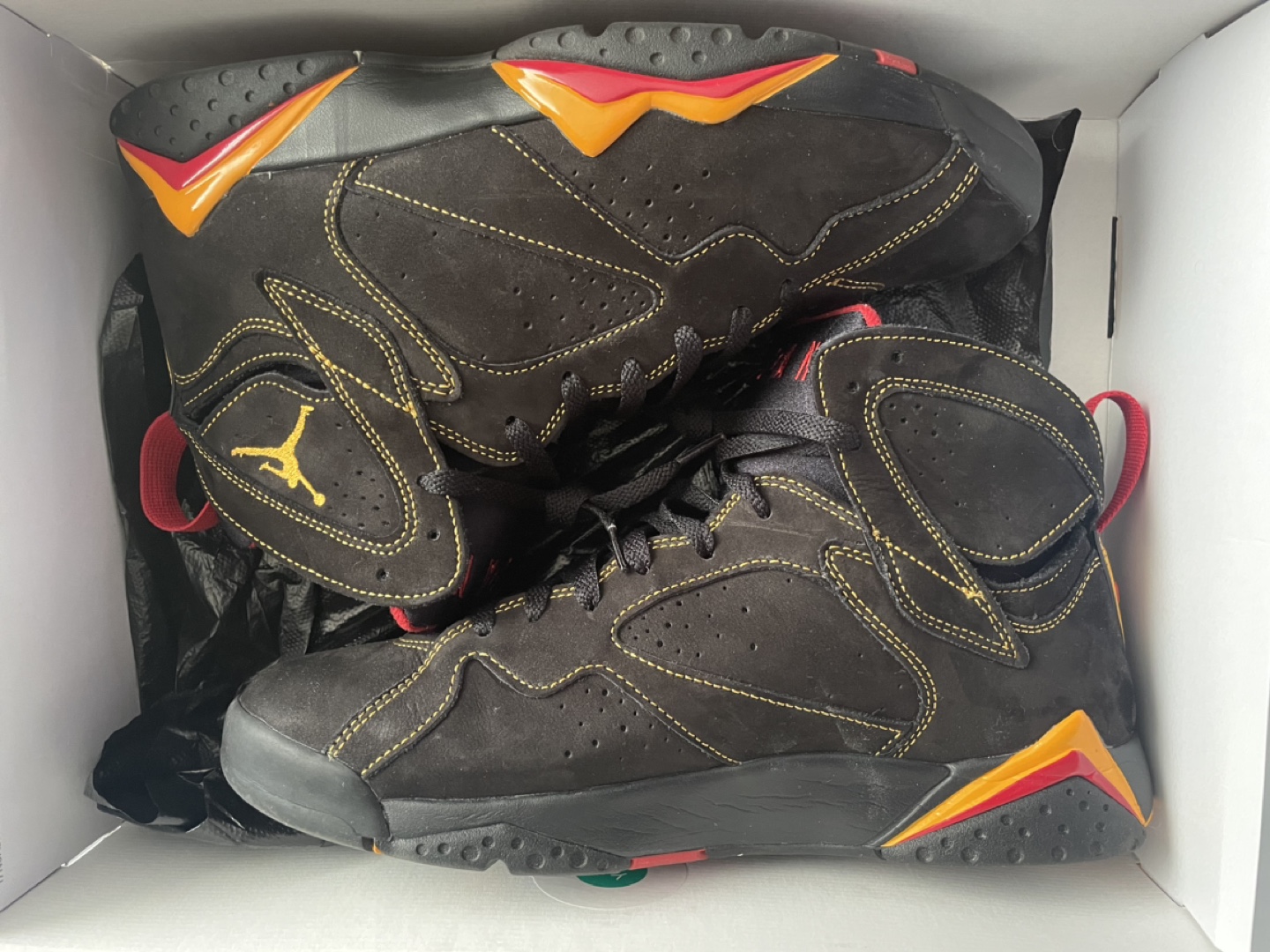 Air Jordan 7 (Cirtrus) Retro Black/Varsity Red