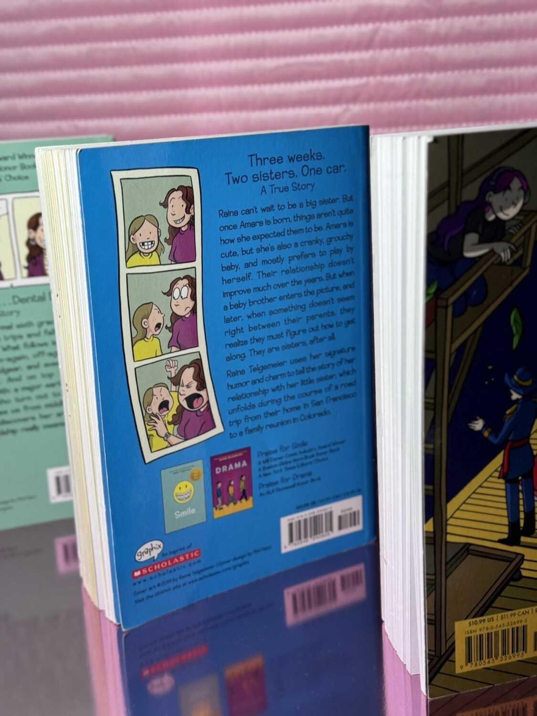 Raina Telgemeier Graphic Novels - Smile, Drama, Sisters - photo 5