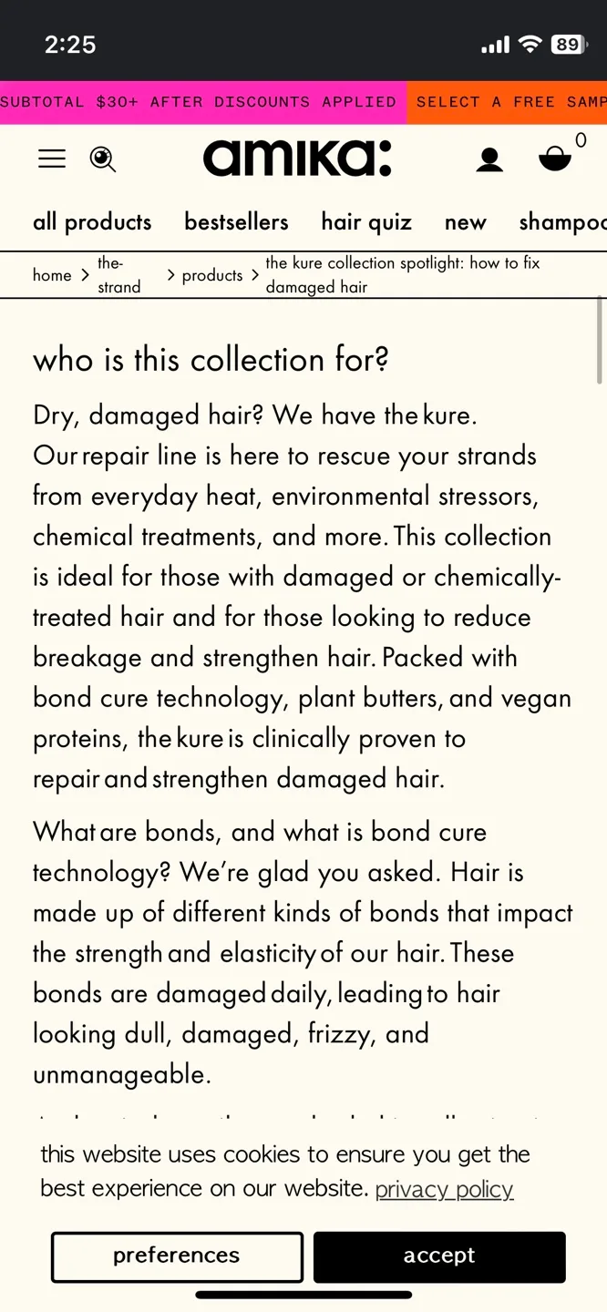 $80 Value Vegan 🐰 Repair Shampoo & Conditioner Set image indicator(6)