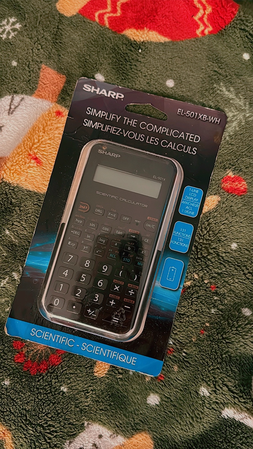 Sharp EL-501XB-WH Scientific Calculator