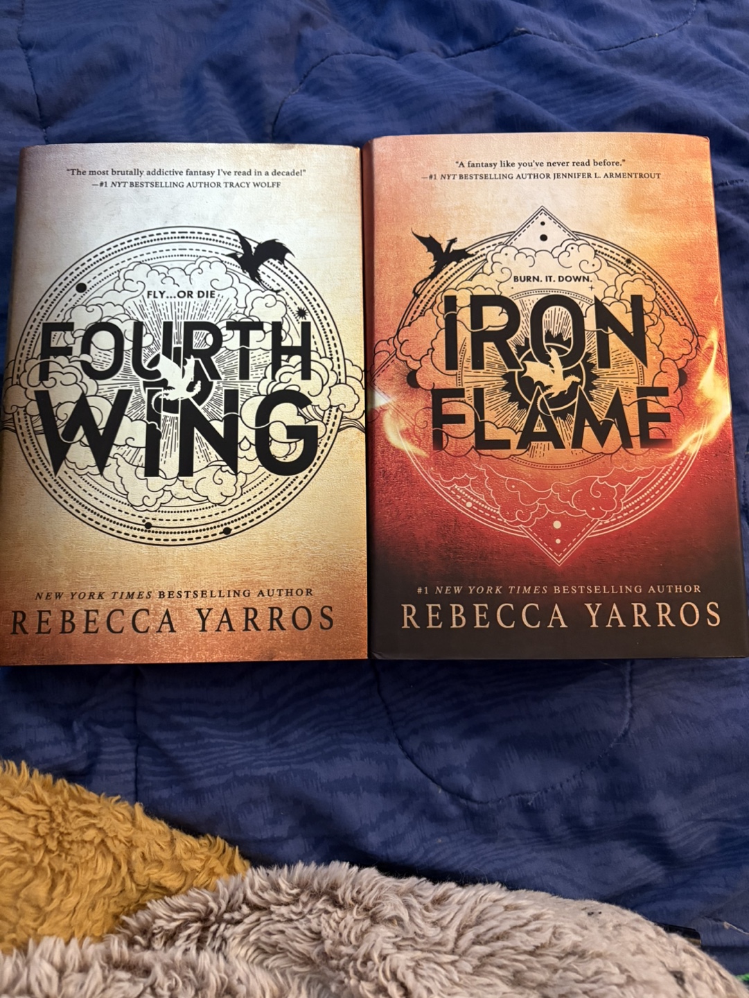 Fourth Wing and Iron Flame by Rebecca Yarros