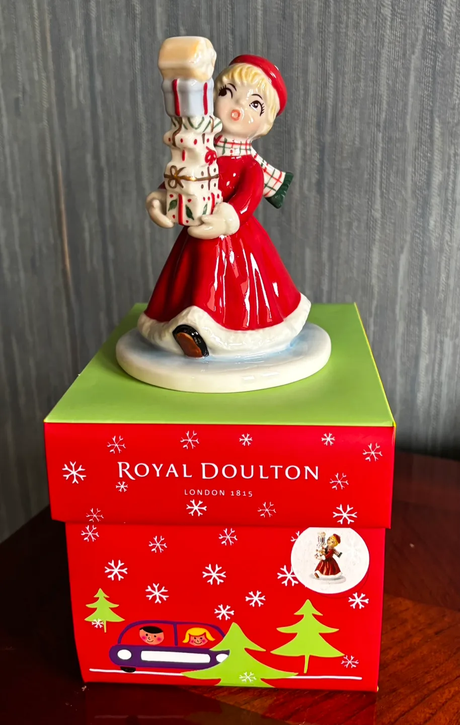 Royal Doulton 'Wrapped and Ready' Figurine image indicator(3)
